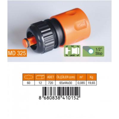 1/2 HORTUM BAĞLANTI ADAPTÖRÜ STOPLU