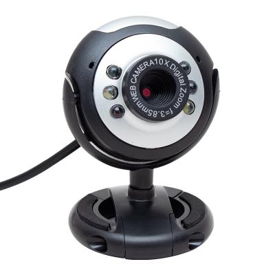 1.3 MP 10X ZOOM 6 LEDLİ MİKROFONLU USB WEBCAM KAMERA