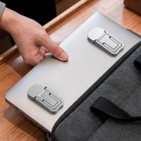 1 Çift Yapışkanlı Katlanabilir Laptop Standı – Mini Notebook Yükseltici, Taşınabilir Kaymaz Laptop Ayağı