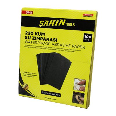 100 ADET 220 KUM KAĞIT SU ZIMPARASI