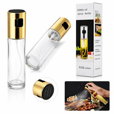 100 ML SPREY CAM YAĞDANLIK KROM - RENKLİ SPREY KAFA - İNCE UZUN ŞİŞE