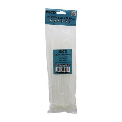 100PCS BEYAZ   3.6X250MM  PLASTİK CIRT KELEPÇE