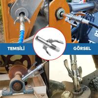 10PCS MANDALLI GRESS POMPA UCU SETİ