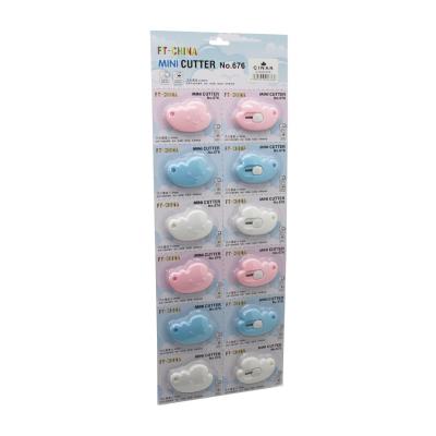 12 ADET MINI CUTTER MİNİ CEP - ÇANTA FALÇATA - MAKET BIÇAK
