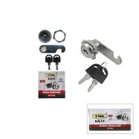 12 ADET OVAL - MANDALLI DOLAP - ÇEKMECE KİLİT 20MM