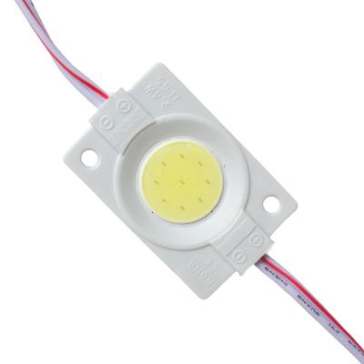 12V KASALI KAPAKSIZ 30X45 MM BEYAZ YUVARLAK COB LED