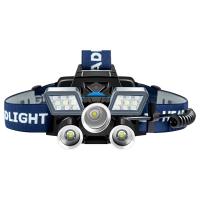 18+3 POWER LEDLİ SU GEÇİRMEZ ŞARJLI KAFA FENERİ (81)