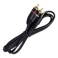 2 RCA ERKEK + 3.5 MM STEREO ERKEK 1.5 METRE 1.KALİTE KABLO (81)