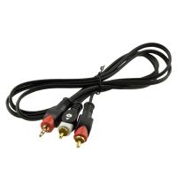 2 RCA ERKEK + 3.5 MM STEREO ERKEK 1.5 METRE 1.KALİTE KABLO