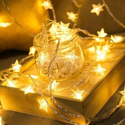 20 Adet Mini Yıldız Led 5 Metre Günışığı Rengi Dekoratif Led