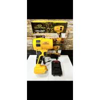 21V Kablosuz Hava Üfleyici | 32.000RPM Turbo Fan, 12.000mAh Batarya, Bahçe &amp; Araç Kurutma / Sarı