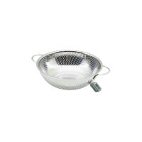 22CM  METAL KULPLU  ÇELİK SEPET SÜZGEÇ İNCE TEL AYAKLI