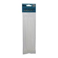 25PCS   BEYAZ   3.6X200MM  PLASTİK CIRT KELEPÇE