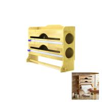 2IN1 = 2 STREÇLİK - 1 KAĞIT HAVLULUK AHŞAP BAMBU STREÇLİK - FOLYOLUK - HAVLULUK KESİCİ BIÇAK KANALLI