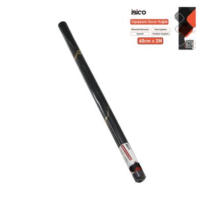2MT X 60CM SİYAH MERMER DESENLİ TEZGAH ÜSTÜ FOLYO STİCKER - DUVAR KAĞIT KENDİNDEN YAPIŞKANLI - EKO DEKORASYON - DAYANIKLI