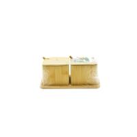 2PCS BAHARATLIK - TUZLUK AHŞAP BAMBU