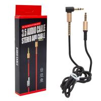 3.5 MM ERKEK/ERKEK METAL BAŞLIKLI L UÇLU STEREO AUX KABLO