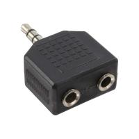 3.5 MM STEREO ERKEK / 3.5 MM 2 DİŞİ ÇEVİRİCİ JACK (ELEKTROMER)