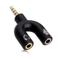 3.5 MM STEREO ERKEK KULAKLIK + HOPARLÖR DİŞİ ÇOKLAYICI JACK