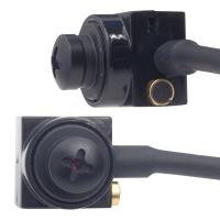 3.6MM 800 TVL 1/4 SENSOR MİKROFONLU SİYAH VİDA MODEL MİNİ KAMERA