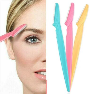 3’lü Kadın Kaş Usturası Seti – Hassas Ciltler İçin Güvenli Yüz Tüy Temizleme Bıçağı