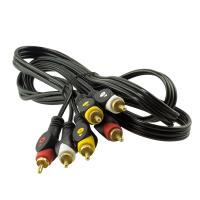 3 RCA + 3 RCA 1.5 METRE KABLO  POŞETLİ