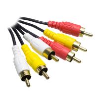 3 RCA + 3 RCA 1.5 METRE STANDART RCA KABLO POŞETLİ