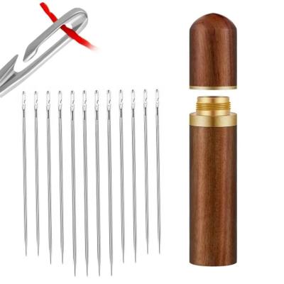30 Adet İğneli Ahşap Kutulu Dikiş İğne Seti