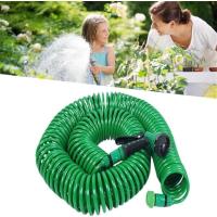 30 Metre Spiral Hortum + 4 Fonksiyonlu Özel Sulama Tabancası