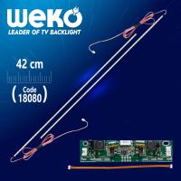 37 UNİVERSAL E-LED 48 LEDLİ (7020) 420MM 360-450MA 48-51V ÇİFT LED+SÜRÜCÜ+KABLO TAKIM (WK-1367)