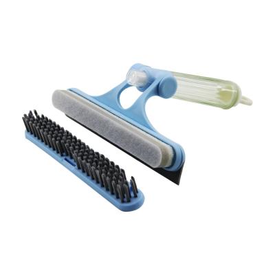 3İN1 CAMSİL CAM ÇEK - SÜNGER - FIRÇATEMİZLİK ALETİ OYNAR BAŞLIK - SPREYLİ SU HAZNELİ SAP