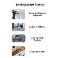 3İN1 ÇEKME - ÜFLEME OTO-ARAÇ - EV EL TİPİ SÜPÜRGE USB ŞARJLI MİNİ - TAŞINABİLİRİ HS-22