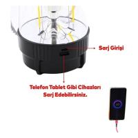 3IN1 DÖNEBİLEN DİSKO RENKLİ - FANUS FENER PİLLİ - POWERBANK 20W HW-978B