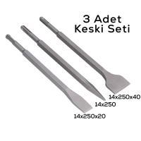 3PCS MURÇ SETİ SİVRİ -DÜZ 25CM