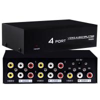 4 PORT VIDEO AUDIO SPLITTER DAĞITICI