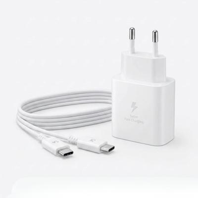 45W Süper Hızlı Şarj Adaptörü USB-C PD 3.0 PPS Fast Charger + 5A Type-C to Type-C Kablo