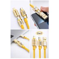 4in1 Hızlı Şarj Ve Data Kablosu Type-c / Lightning / Micro Usb PL-8631