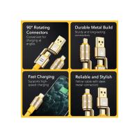 4in1 Hızlı Şarj Ve Data Kablosu Type-c / Lightning / Micro Usb PL-8631