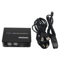 4K HDMI USB KVM SWITCH 2X1