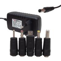 5 VOLT - 3 AMPER - 15 WATT 5 UÇLU UNIVERSAL ÇOK AMAÇLI ADAPTÖR  (+ 5 ADET UÇU UNUTMA)