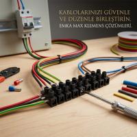 50 ADET SİYAH PLASTİK SIRA KLEMENS