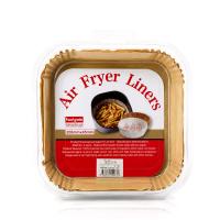 50PCS KARE TABAN: 20CM - KENAR: 4.5CM AİR FRYER PİŞİRME KALIP KAĞIT