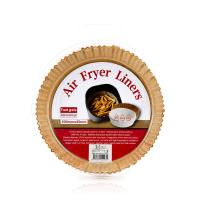 50PCS YUVARLAK TABAN: 20CM - KENAR: 4.5CM AİR FRYER PİŞİRME KALIP KAĞIT