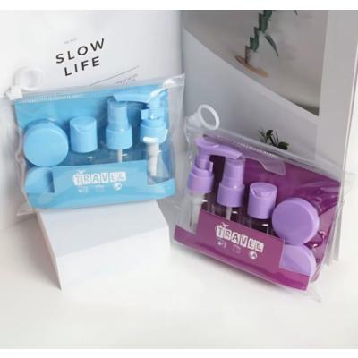 6 Parça Renkli Kapaklı Seyahat İçin Boş Şişe Seti