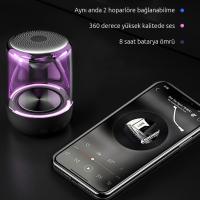 600 MAH TAŞINABİLİR RGB MİKROFONLU AUX/TF/BLUETOOTH 3 WATT HOPARLÖR SPEAKER