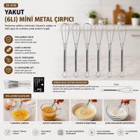6PCS MİNİ=13CM METAL ÇIRPICI
