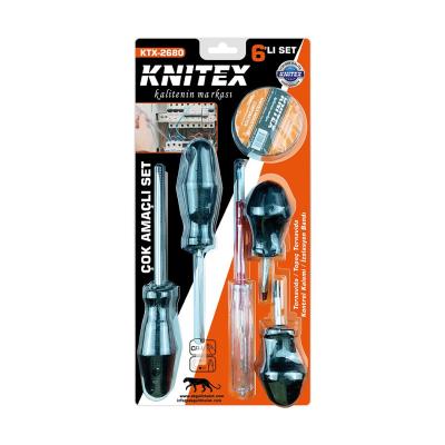 6PCS  TORNAVİDA - ÇOK AMAÇLI SET  TORNAVİDA - TOPAÇ TORNAVİDA - KONTROL KALEM - ELEKTRİK BANT