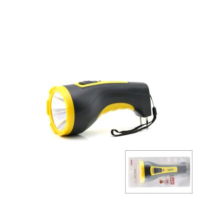7W TEK LED BOMBELİ GÖVDE FİŞ ŞARJLI EL FENERİ UZUN MESAFELİ KAMBUR R2550
