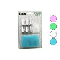 8PCS  PASTA SÜSLEME SETİ  1AD-KREMA TORBASI - 6AD-METAL + 1AD-PLASTİK UÇ