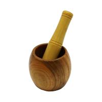 AHŞAP BAMBU HAVAN SARIMSAK DÖVECEK ÇAP: 8CM--DERİNLİK:5.5CM--YÜKSEKLİK:9.5CM
